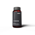 Bottle of UNIIQ L-Carnitine supplement on a white background